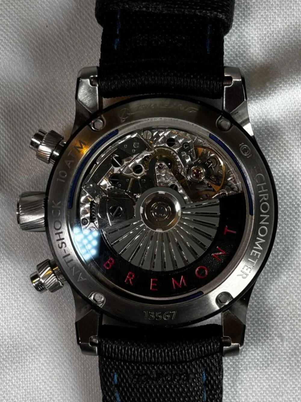 Bremont Boeing Model 247 Chronometer Chronograph Automatic Watch – Full Set
